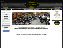 Tablet Screenshot of gerritsmotoren.nl